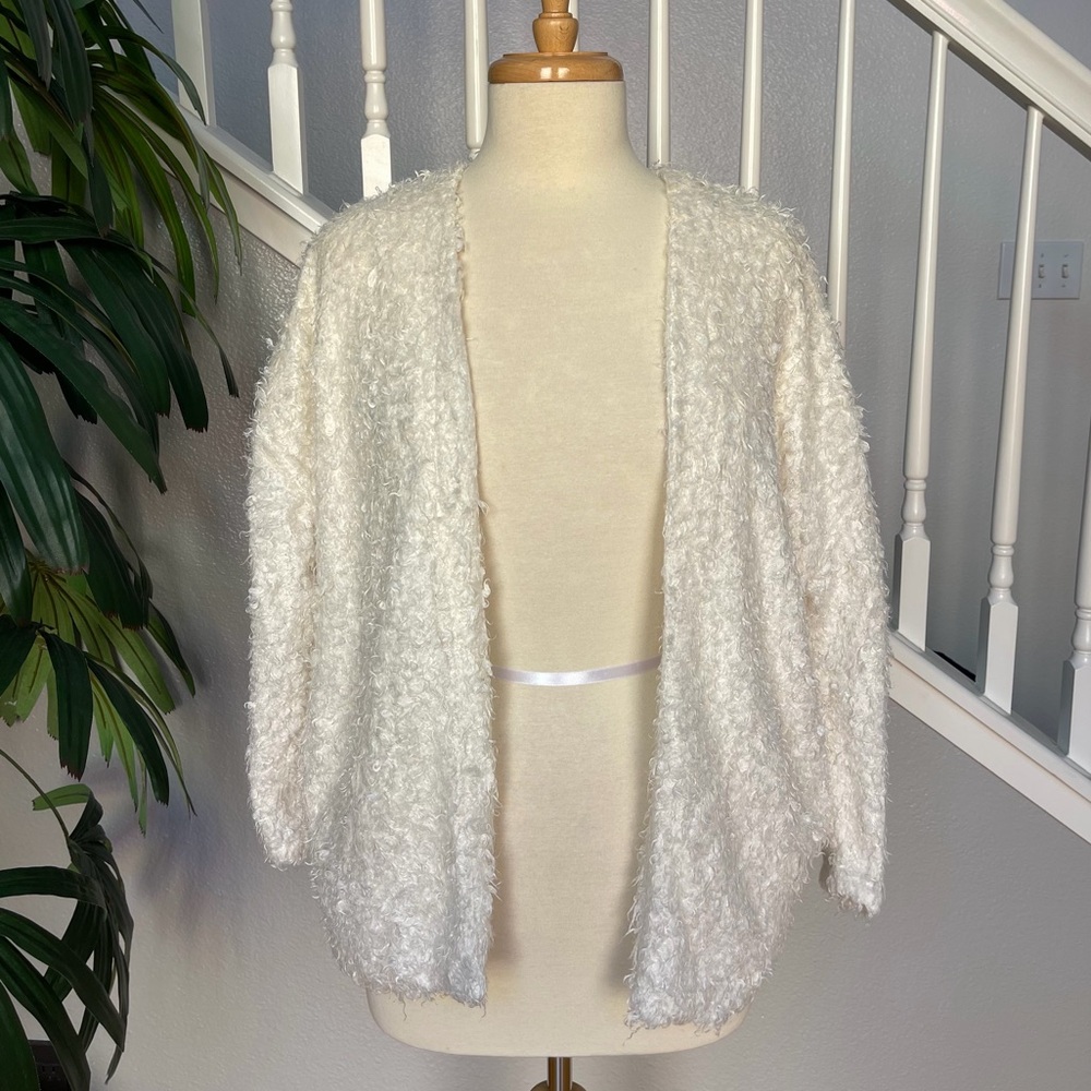 Elegant Cream Women's Cardigan